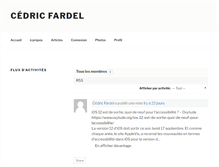 Tablet Screenshot of cfardel.net